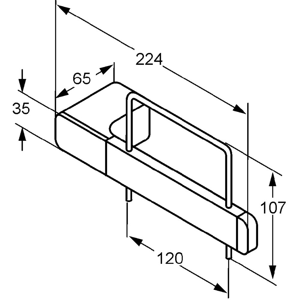 Suport hartie igienica KLUDI E2 4997105, metal, crom