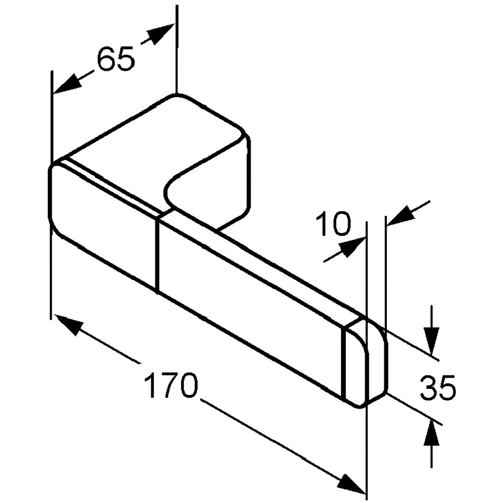 Suport rezerva hartie igienica KLUDI E2 4997205, metal, crom