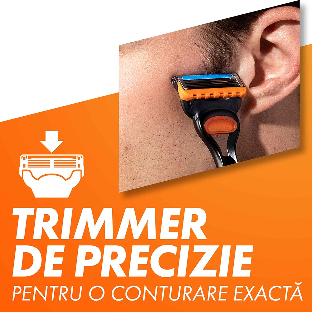Rezerva aparat de ras GILLETTE Fusion 5, 4 bucati