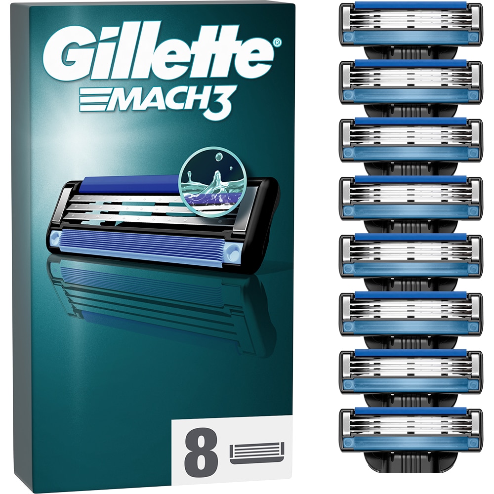 Rezerve aparat de ras GILLETTE Mach 3, 8 bucati