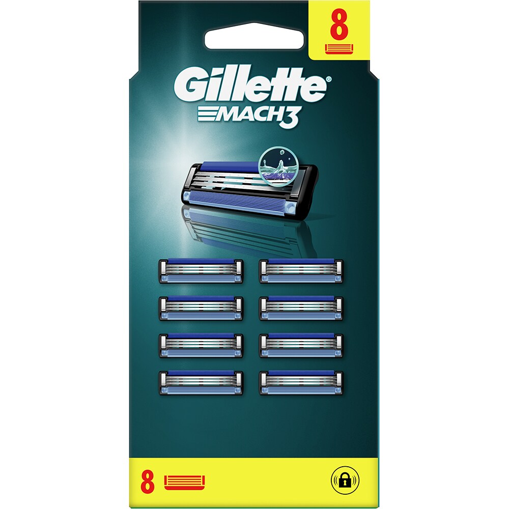 Rezerve aparat de ras GILLETTE Mach 3, 8 bucati