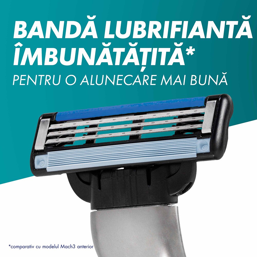 Rezerve aparat de ras GILLETTE Mach 3, 8 bucati