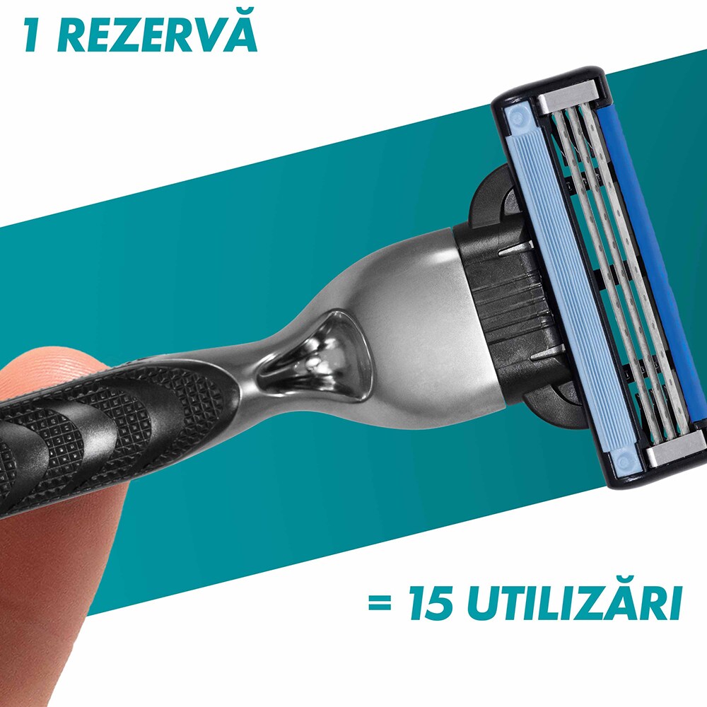 Rezerve aparat de ras GILLETTE Mach 3, 8 bucati