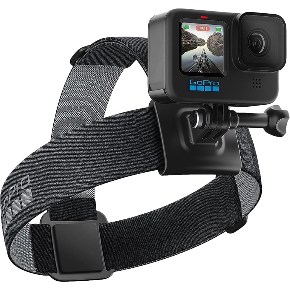 Curea pentru cap GOPRO Head Strap 2.0, suport cu clema, negru