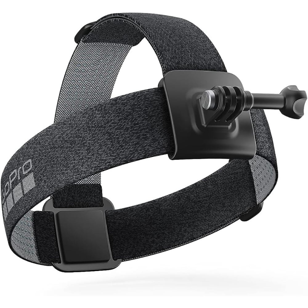 Curea pentru cap GOPRO Head Strap 2.0, suport cu clema, negru