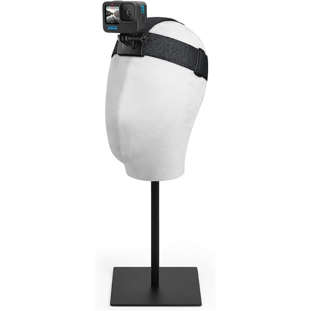 Curea pentru cap GOPRO Head Strap 2.0, suport cu clema, negru