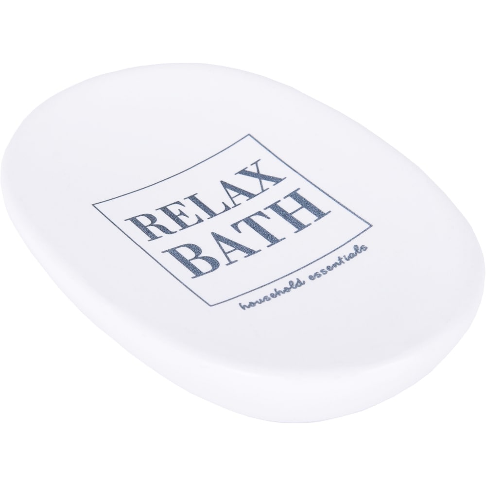 Savoniera BISK Grama 05600, ceramica, alb