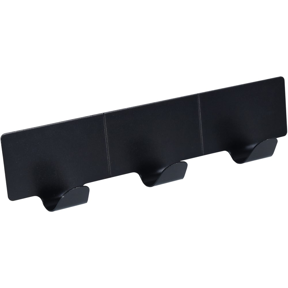 Cuier baie BISK Trendy 08283, 3 agatatoare, negru