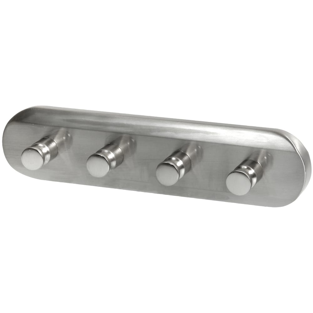 Cuier baie BISK Virginia 72142, 4 agatatoare, argintiu