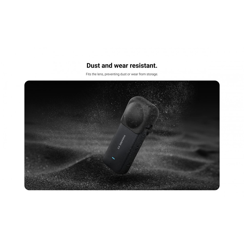 Protectie lentila INSTA360 Lens Cap, X3, negru