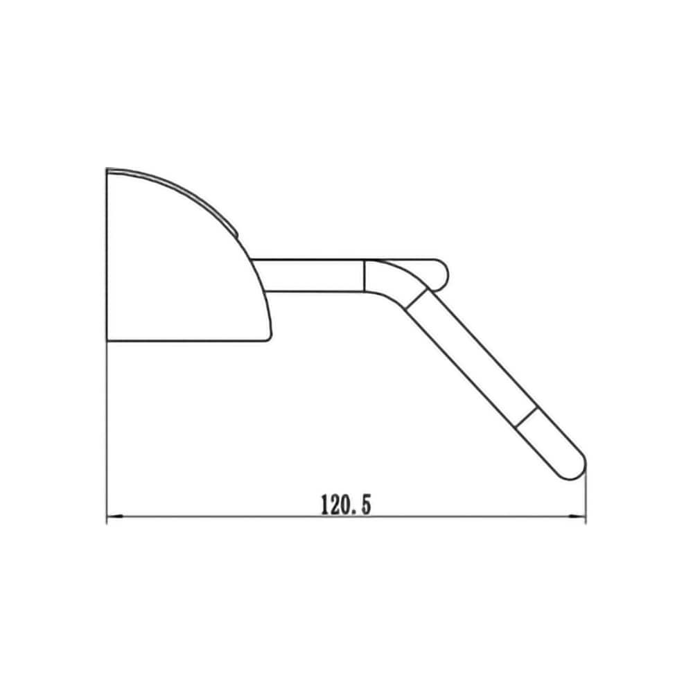 Suport prosop dublu tip bara FERRO Cascata E08, 45 cm, crom