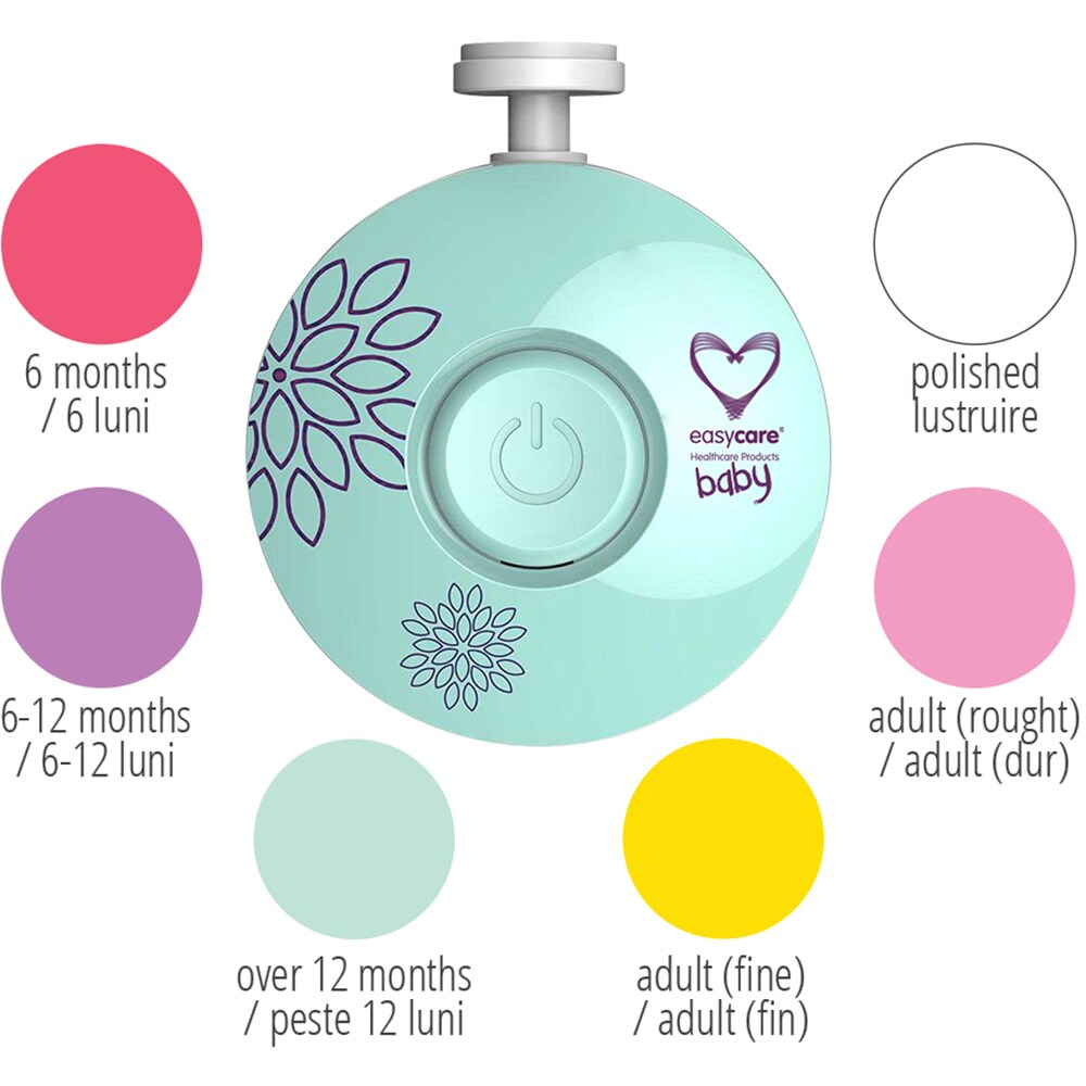 Pila unghii electrica EASYCARE EASY00222, verde-alb