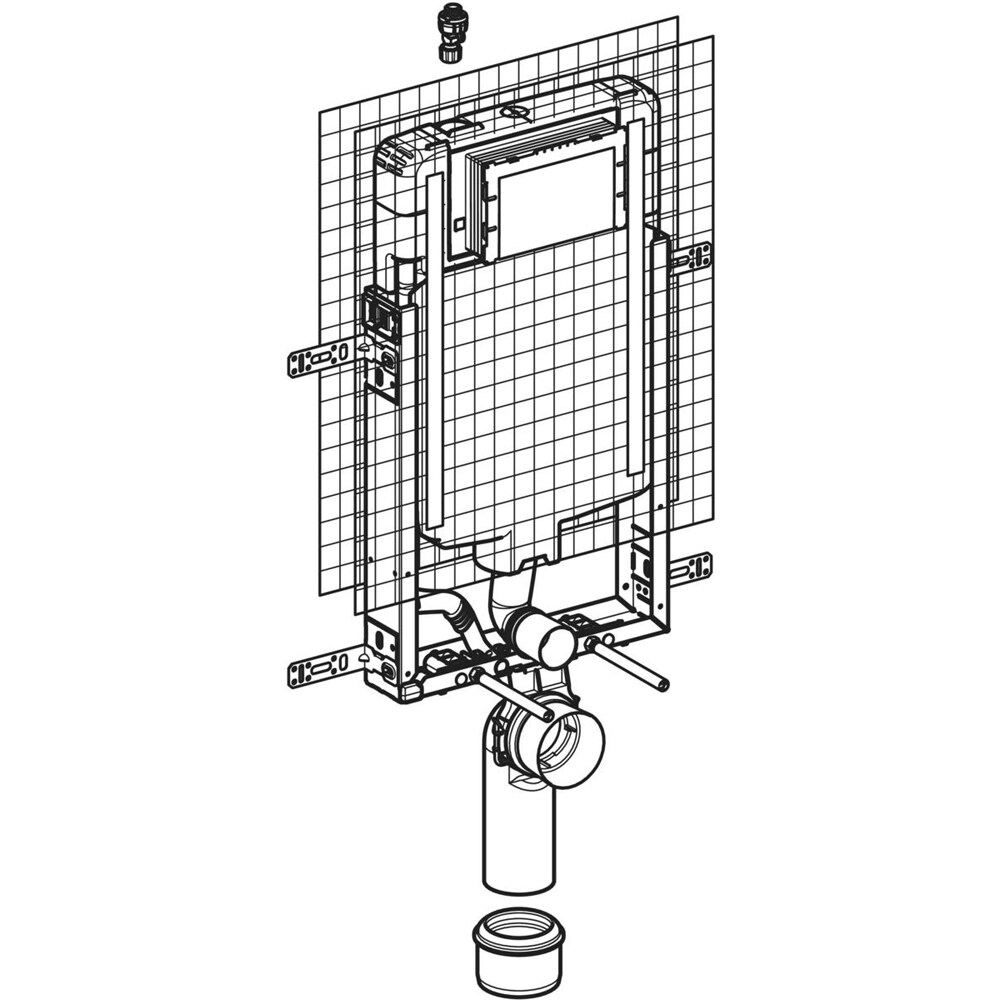 Rezervor WC incastrat GEBERIT Kombifix 110.792.00.1, 6l