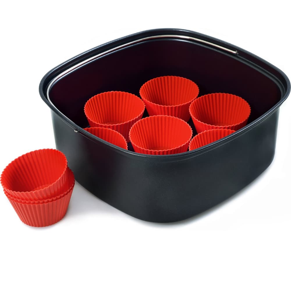 Set pentru copt PHILIPS XXL HD9956/00, negru-rosu