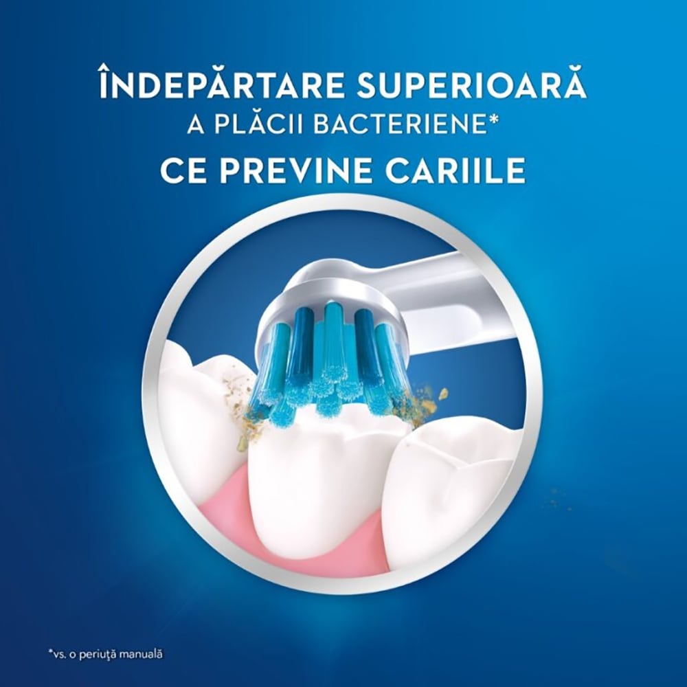 Rezerve periuta de dinti electrica pentru copii ORAL-B Pro Kids Spiderman, 2buc