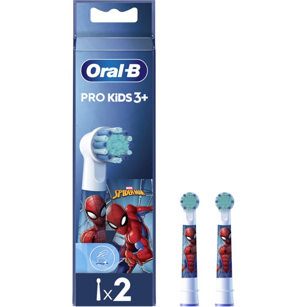 Rezerve periuta de dinti electrica pentru copii ORAL-B Pro Kids Spiderman, 2buc
