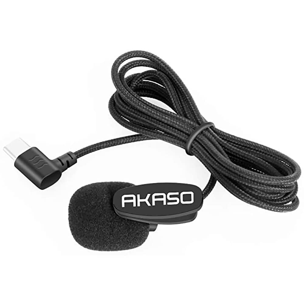 Microfon extern AKASO, Type-C, negru