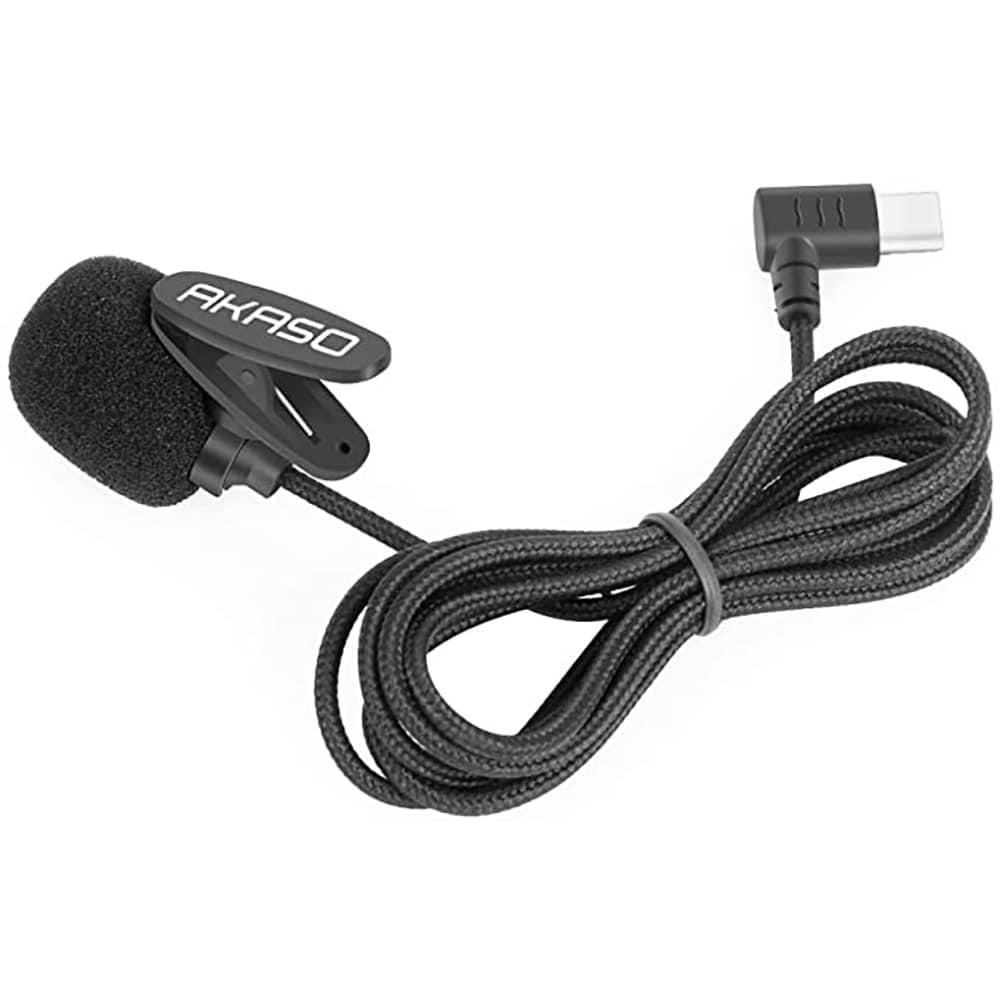 Microfon extern AKASO, Type-C, negru