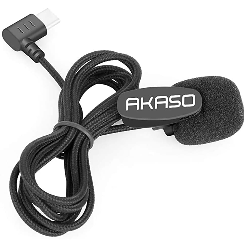 Microfon extern AKASO, Type-C, negru