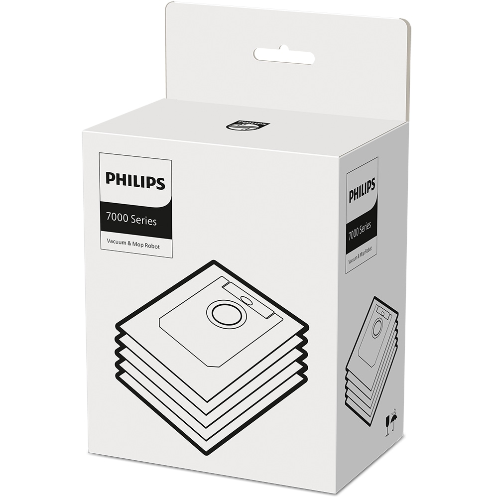 Set saci PHILIPS XV147200, 5 buc, alb-maro