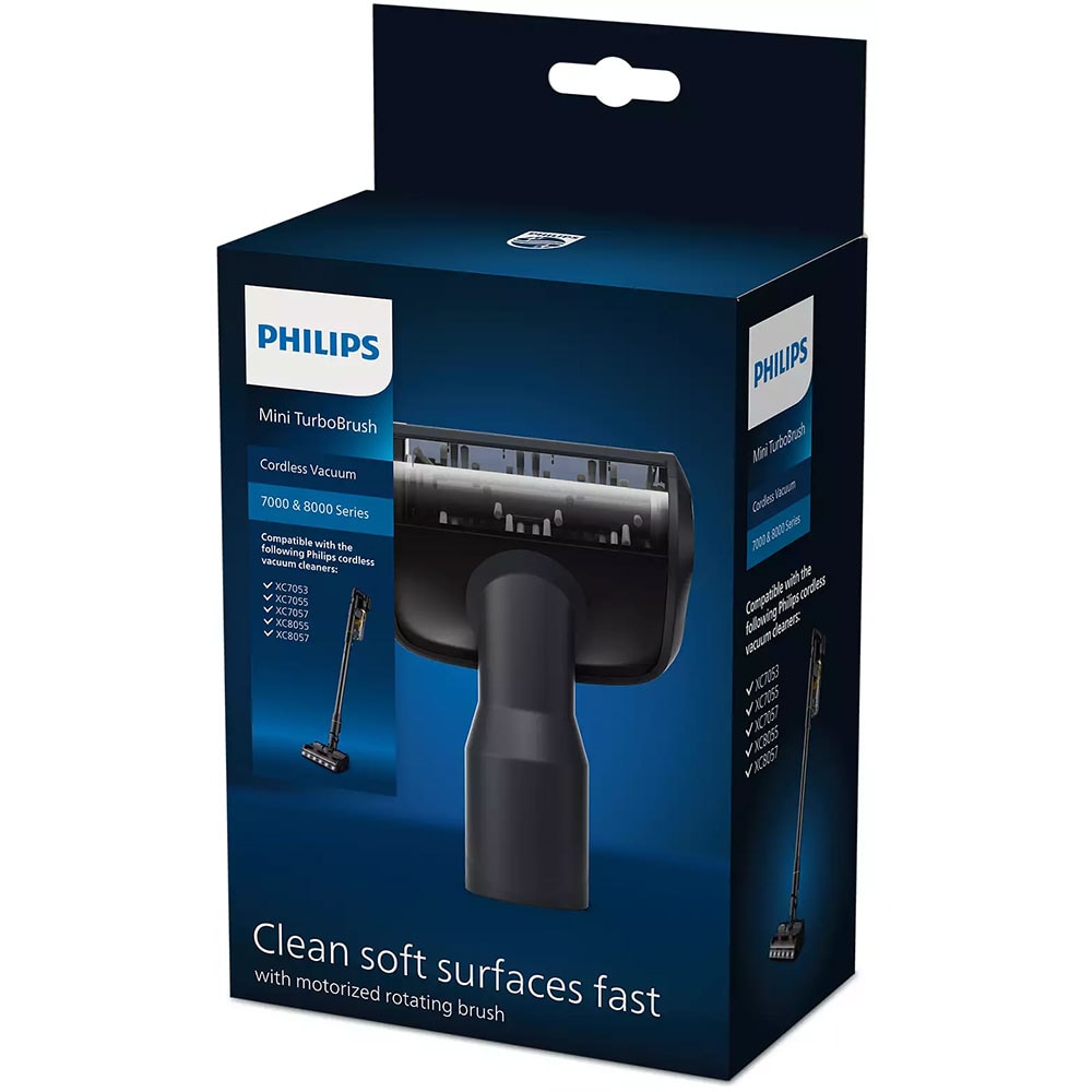 Mini perie turbo PHILIPS XV1684/01, negru