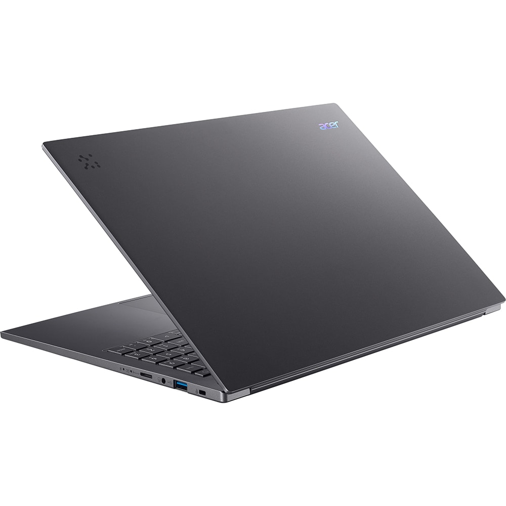 Laptop ACER Aspire 16 AI OLED A16-52M-954E, Intel Core Ultra 9 288V pana la 5.1GHz, 16" WUXGA, 32GB, SSD 2TB, Intel Arc Graphics 140V, Windows 11 Home, Steel Gray