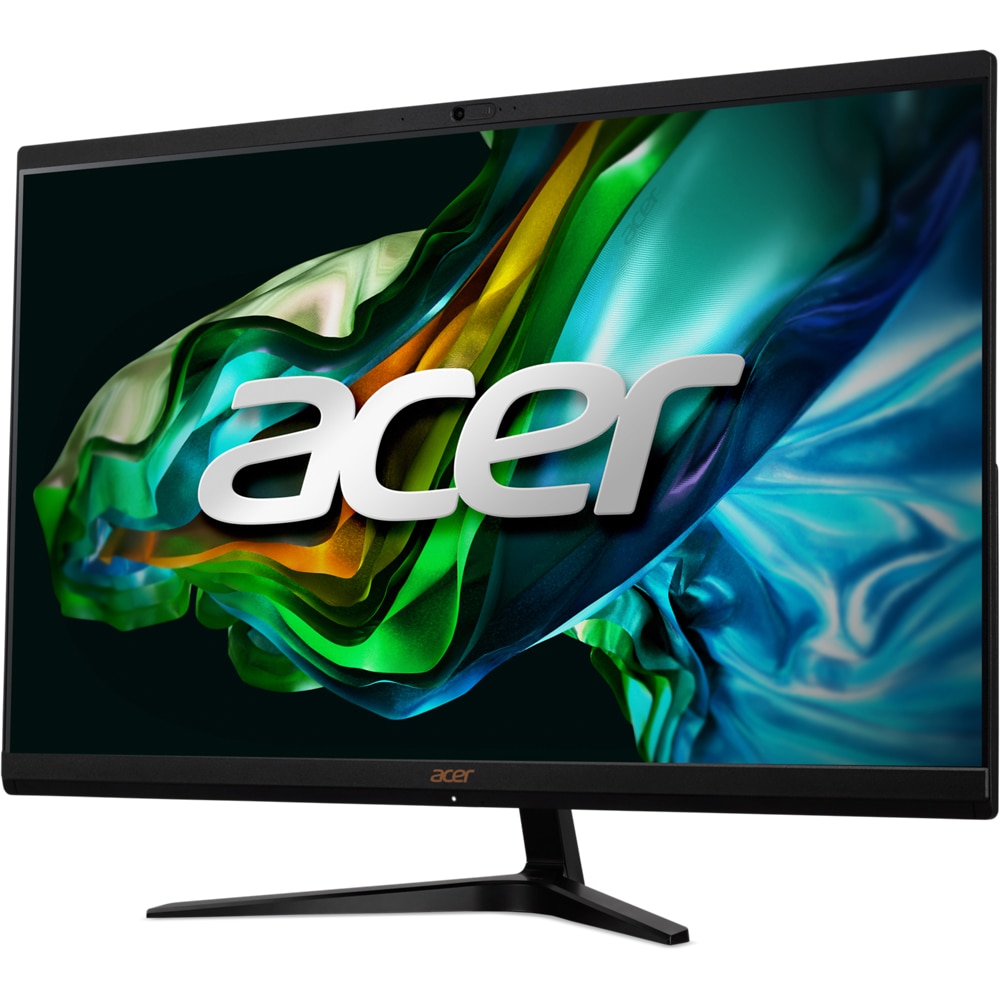 Sistem PC All in One Aspire C27-1800, Intel Core i5-1245H pana la 4.4GHz, 27" Full HD, 16GB, SSD 512GB, Intel UHD Graphics, Linux(eShell), negru