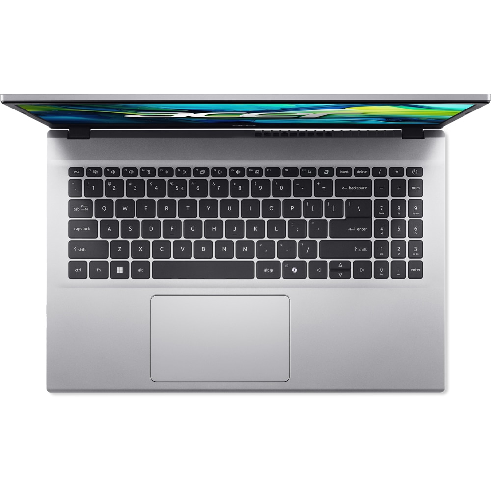 Laptop ACER Aspire Go 15 AG15-42P-R3PB, AMD Ryzen 5 5625U pana la 4.3GHz, 15.6" Full HD, 16GB, SSD 512GB, AMD Radeon Graphic, Free Dos, Pure Silver