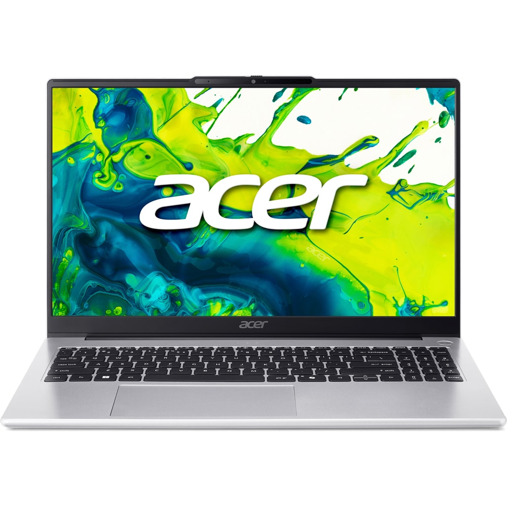 Laptop ACER Aspire Lite 15 AL15-44P-R01T, AMD Ryzen 5 7430U pana la 4.3GHz, 15.6" Full HD, 16GB, SSD 512GB, AMD Radeon Graphics, Free Dos, Light Silver
