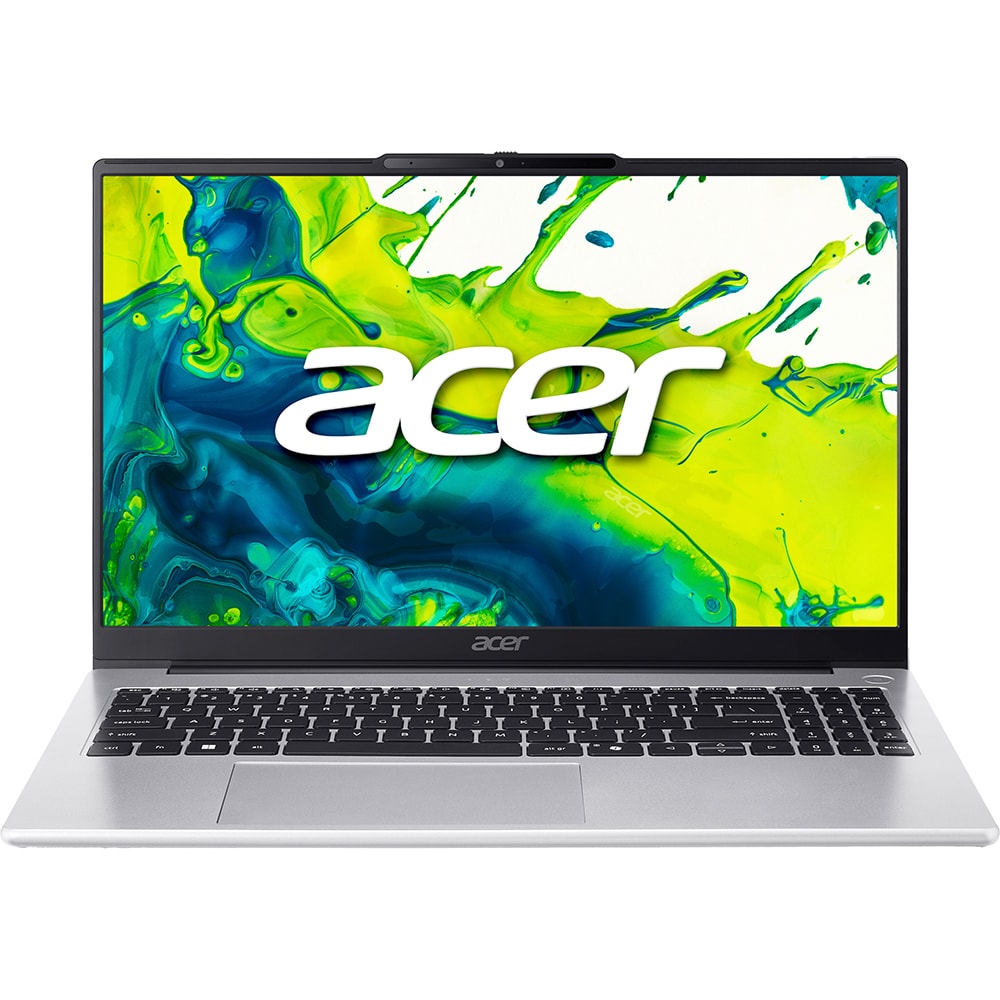 Laptop ACER Aspire Lite 15 AL15-45P-R07Z, AMD Ryzen 7 5825U pana la 4.5GHz, 15.6" Full HD, 16GB, SSD 512GB, AMD Radeon Graphics, Free Dos, Light Silver