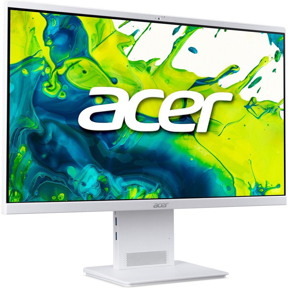 Sistem PC All in One ACER Aspire S24, Intel Core Ultra 7 155H pana la 4.8GHz, 23.8" Full HD, 16GB, SSD 512GB, Intel Arc Graphics, Free Dos, alb