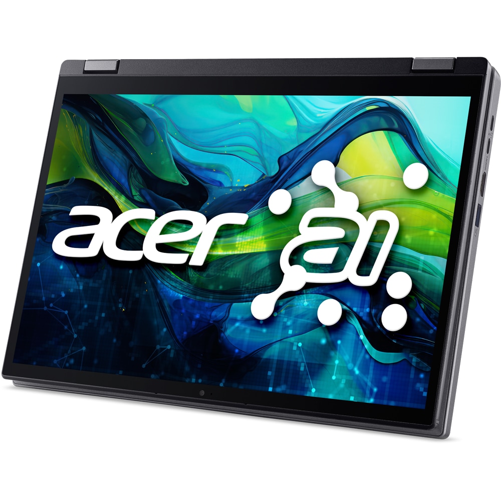 Laptop 2 in 1 ACER Aspire Spin 14 ASP14-52MTN-78GF, Intel Core Ultra 7 155U pana la 4.8GHz, 14" WUXGA Touch, 16GB, SSD 1TB, Intel Graphics, Windows 11 Home, Steel Gray