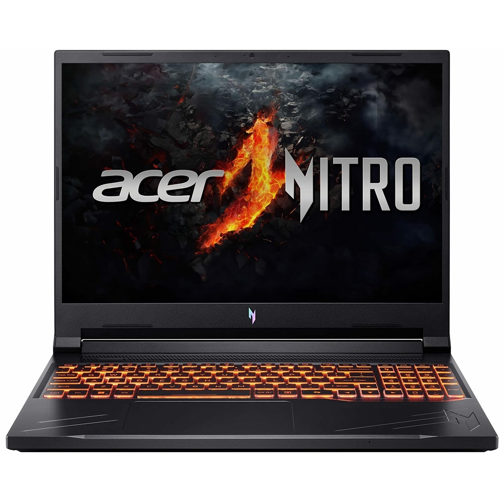 Laptop Gaming ACER Nitro V16 ANV16-41-R8X6, AMD Ryzen 5 8645HS pana la 5GHz, 16" WUXGA, 16GB, SSD 512GB, NVIDIA GeForce RTX 4050 6GB, Free DOS, negru