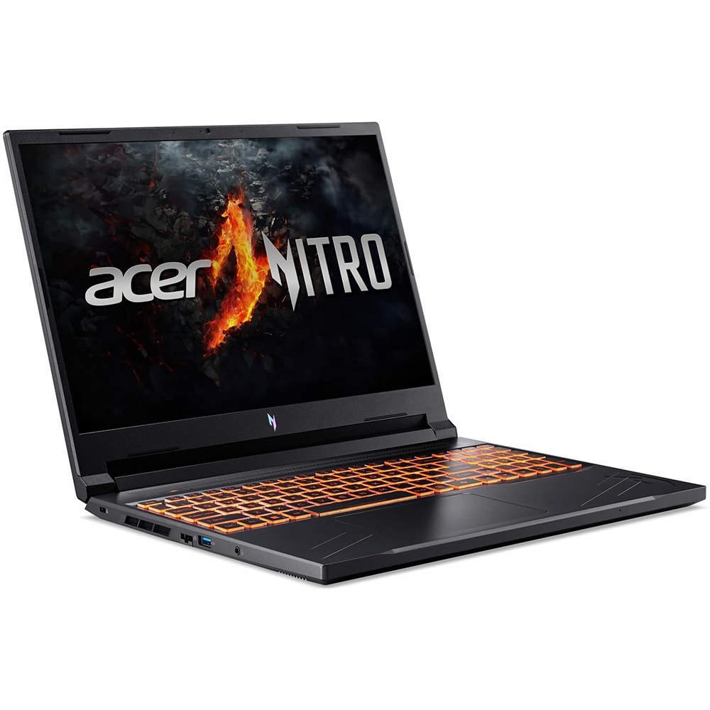 Laptop Gaming ACER Nitro V16 ANV16-41-R8X6, AMD Ryzen 5 8645HS pana la 5GHz, 16" WUXGA, 16GB, SSD 512GB, NVIDIA GeForce RTX 4050 6GB, Free DOS, negru