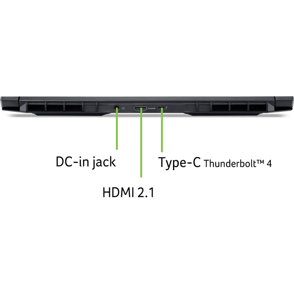 Laptop Gaming ACER Nitro V16S AI ANV16S-71-795F, Intel Core 7 240H pana la 5.2GHz, 16" WUXGA, 16GB, SSD 1TB, NVIDIA GeForce RTX 5060 8GB, Free DOS, Obsidian Black