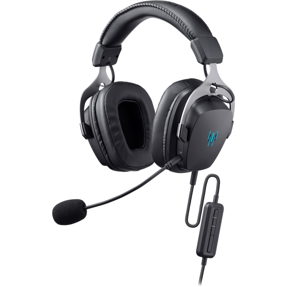 Casti Gaming ACER Predator Galea 370, 7.1 surround, USB, negru