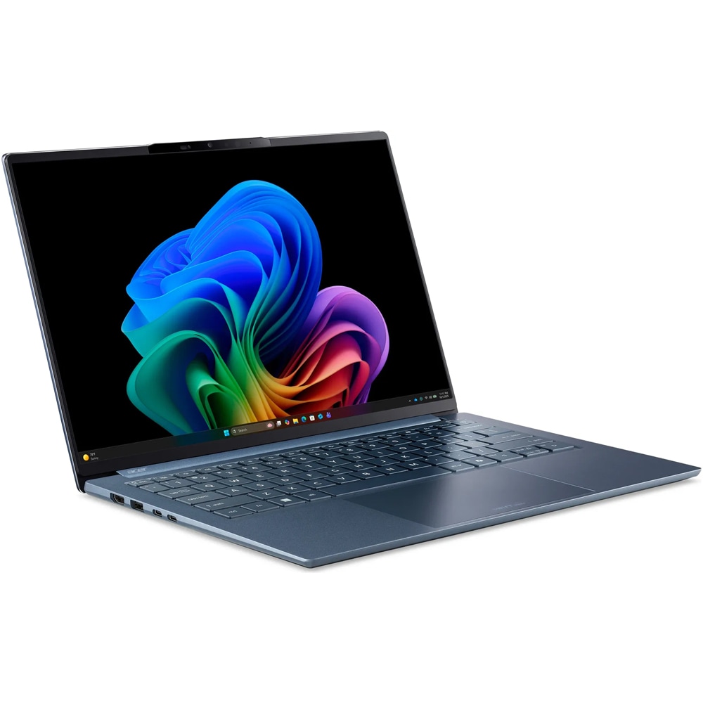 Laptop ACER Swift Go 14 AI OLED SFG14-I71-59UD, Intel Core Ultra 5 325 pana la 4.5GHz, 14" WUXGA, 16GB, SSD 512GB, Intel Graphics, Windows 11 Home, Frost Blue