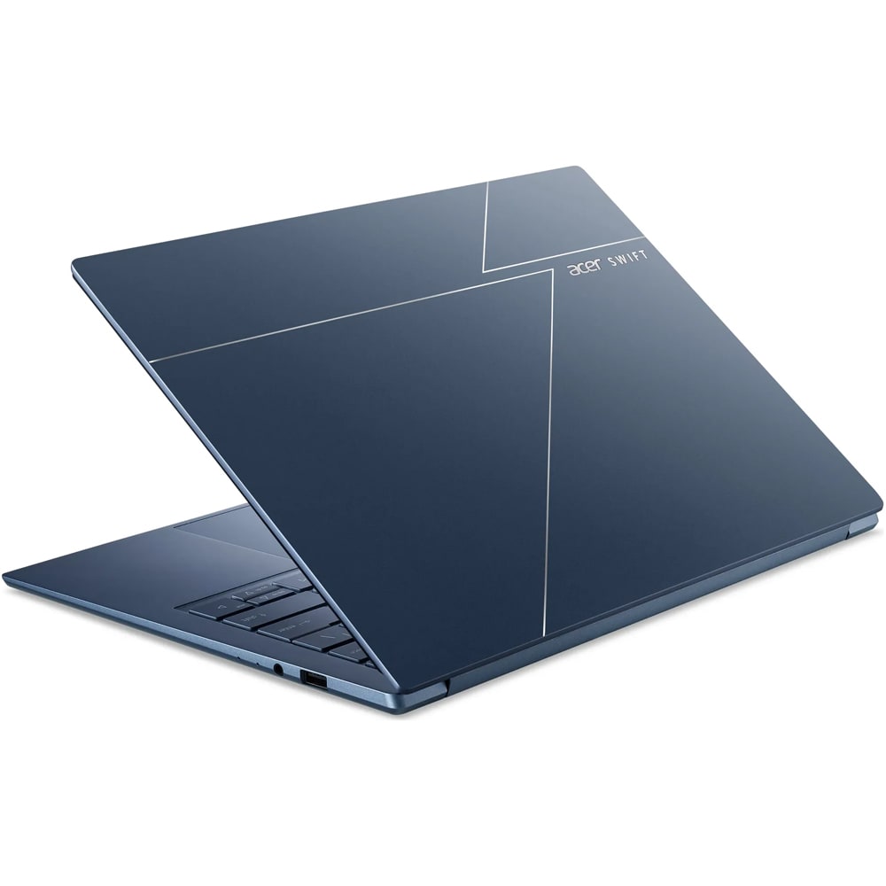 Laptop ACER Swift Go 14 AI OLED SFG14-I71-59UD, Intel Core Ultra 5 325 pana la 4.5GHz, 14" WUXGA, 16GB, SSD 512GB, Intel Graphics, Windows 11 Home, Frost Blue