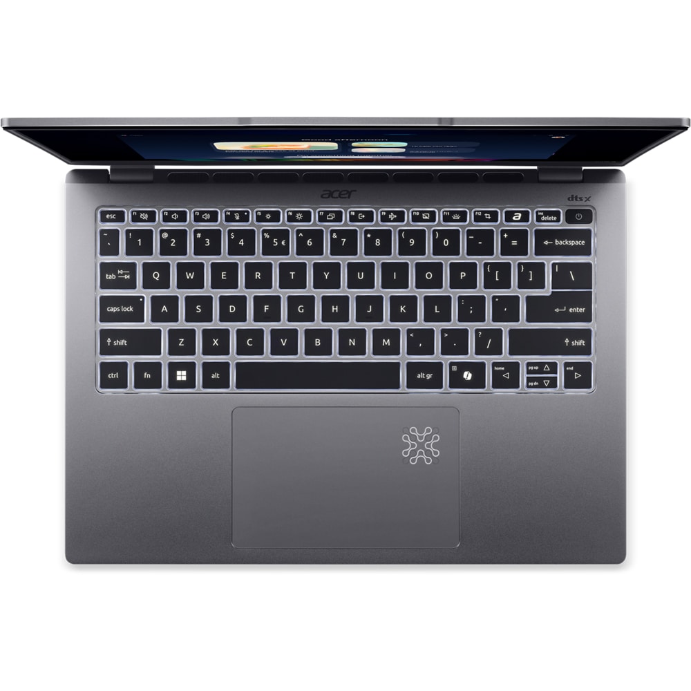 Laptop ACER Swift Go 14 AI OLED SFG14-64-R6NQ, AMD Ryzen AI 7 350 pana la 5GHz, 14"  WUXGA, 32GB, SSD 1TB, AMD Radeon 860M, Windows 11 Home, Sparkly Silver
