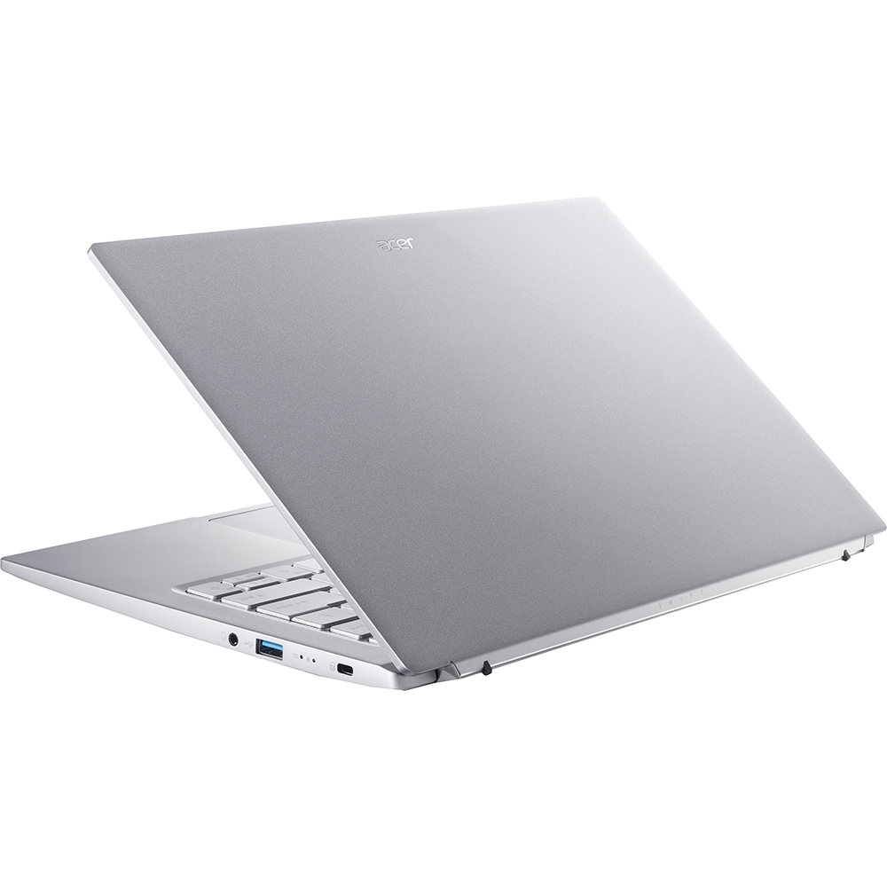 Laptop ACER Swift Go 14 SFG14-41-R7AU, AMD Ryzen 5 7530U pana la 4.5GHz, 14" FHD, 16GB, SSD 512GB, AMD Radeon Graphics, Free DOS, argintiu