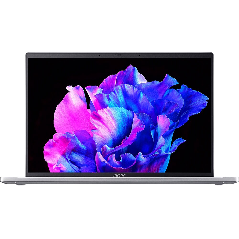 Laptop ACER Swift Go 14 OLED SFG14-71-72U8, Intel Core i7-13700H pana la 5GHz, 14" 2.8K, 16GB, SSD 1TB, Intel Iris Xe, Windows 11 Home, argintiu