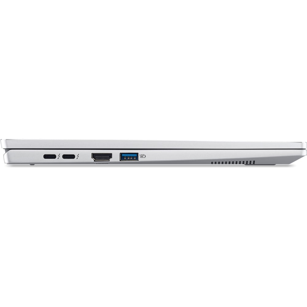 Laptop ACER Swift Go 14 OLED SFG14-73-50XX, Intel Core Ultra 5 125H pana la 4.5GHz, 14" 2.8K, 16GB, SSD 512GB, Intel Arc graphics, Free DOS, argintiu