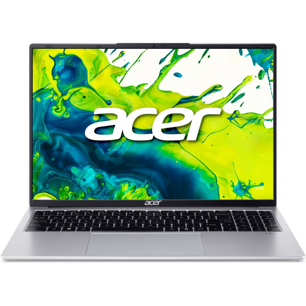 Laptop ACER Swift Lite 16 SFL16-31P-33G9, Intel Core 3 N355 pana la 3.9GHz, 16" WUXGA, 8GB, SSD 512GB, Intel Graphics, Free Dos, Light Silver