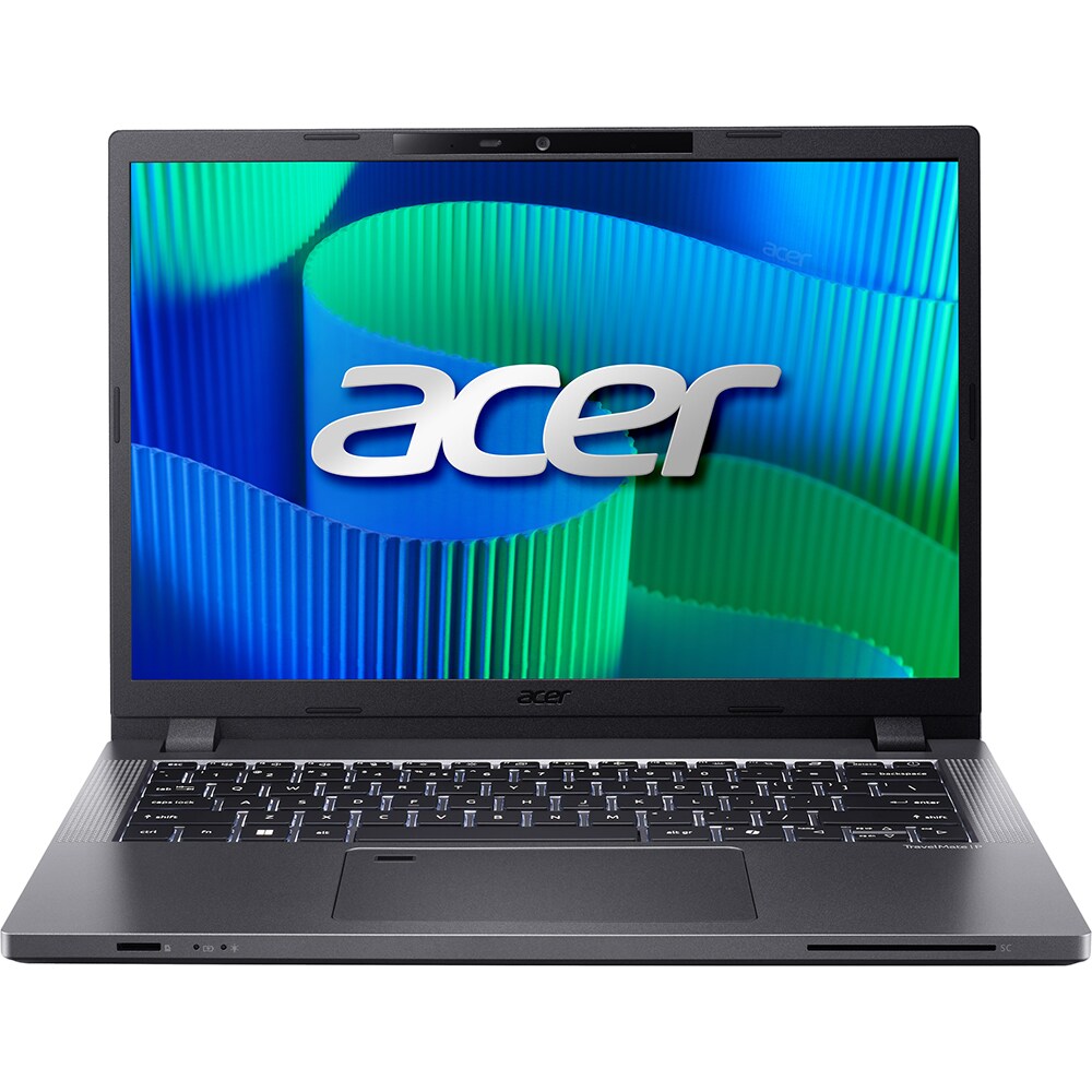 Laptop ACER TravelMate P2 TMP214-43-TCO-R7MH, AMD Ryzen 5 7530U pana la 4.5GHz, 14" WUXGA, 16GB, SSD 512GB, AMD Radeon Graphics, Windows 11 Pro, Steel Gray