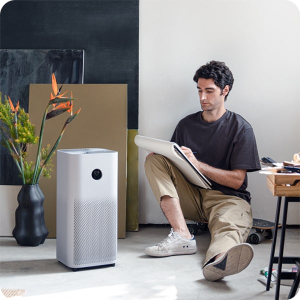 Purificator aer XIAOMI Smart Air Purifier 4 BHR5096G, 30W, Hepa, Wi-Fi, alb