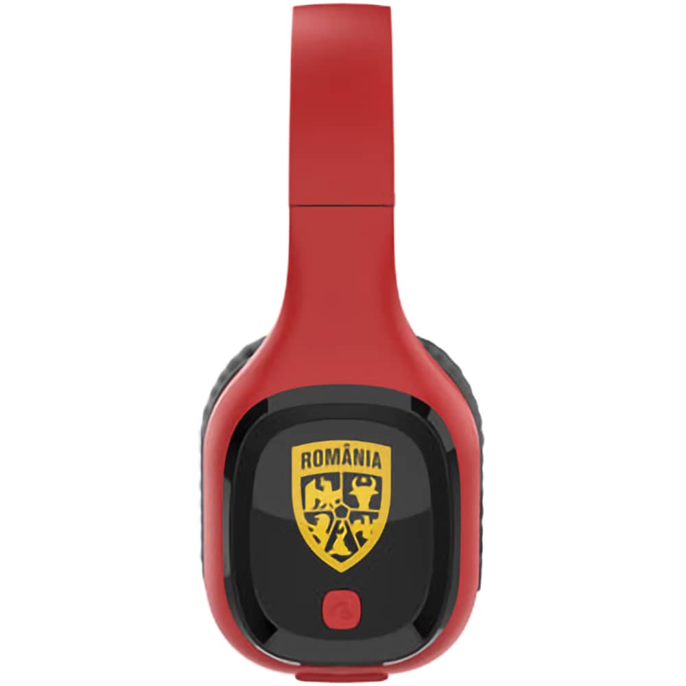 Casti ECHIPA NATIONALA DE FOTBAL A ROMANIEI, Bluetooth, Over-ear, Microfon, rosu