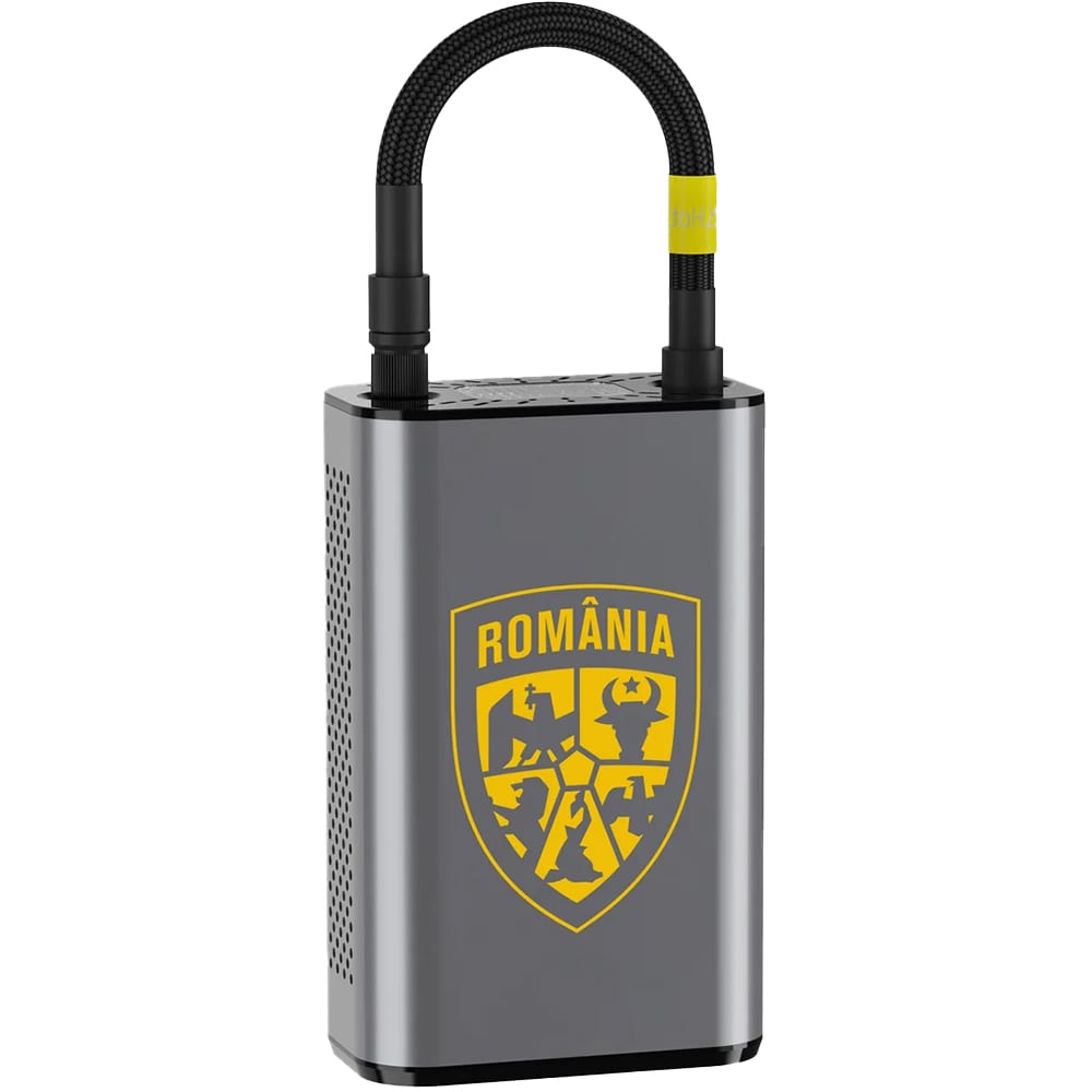 Compresor auto ECHIPA NATIONALA DE FOTBAL A ROMANIEI, 10.3 bar, PowerBank, 60W, 5V