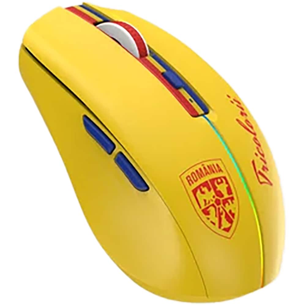 Mouse Wireless FRF ACFRF000060, 1600 dpi, galben