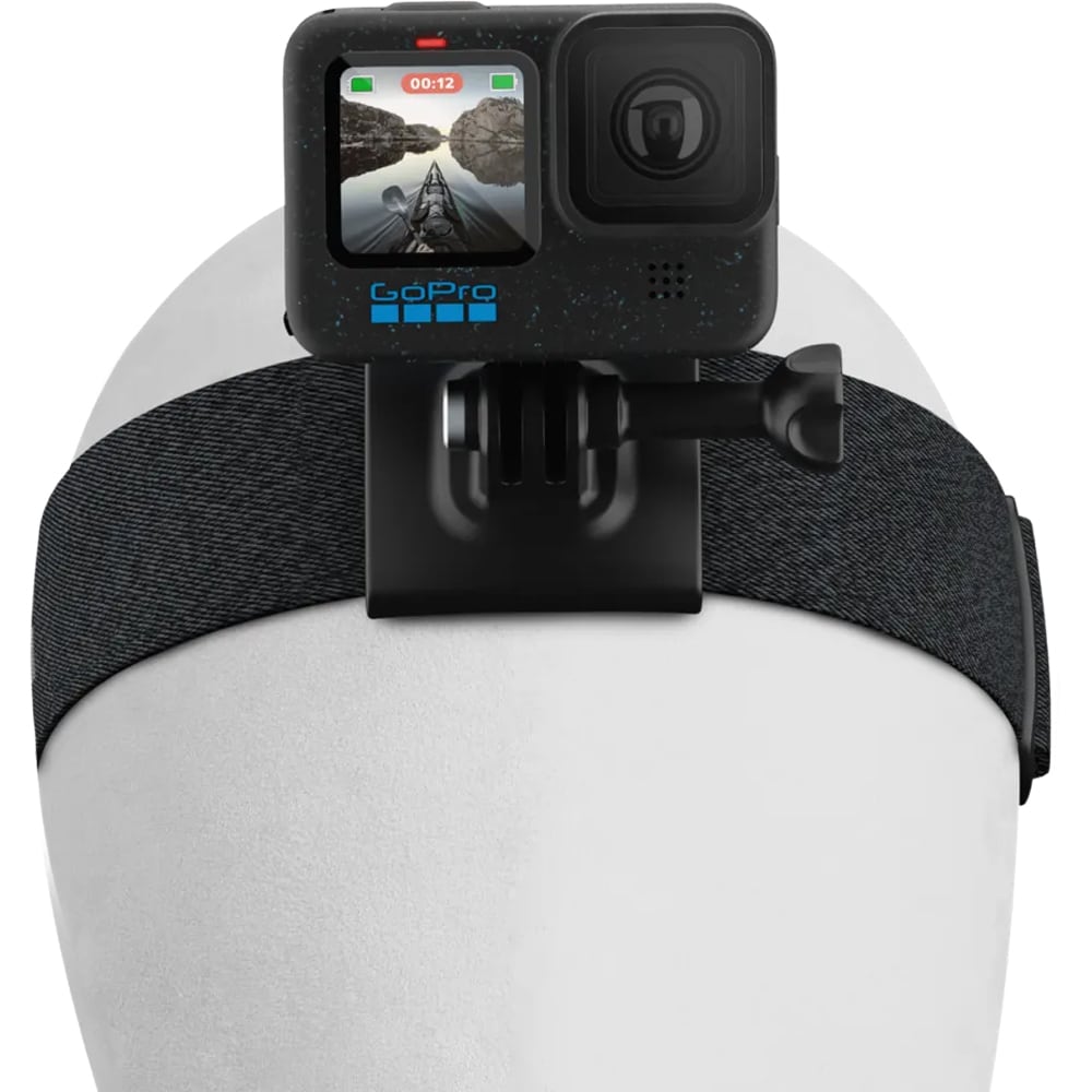 Curea cap GOPRO ACHOM-002-VN, suport cu clema, negru