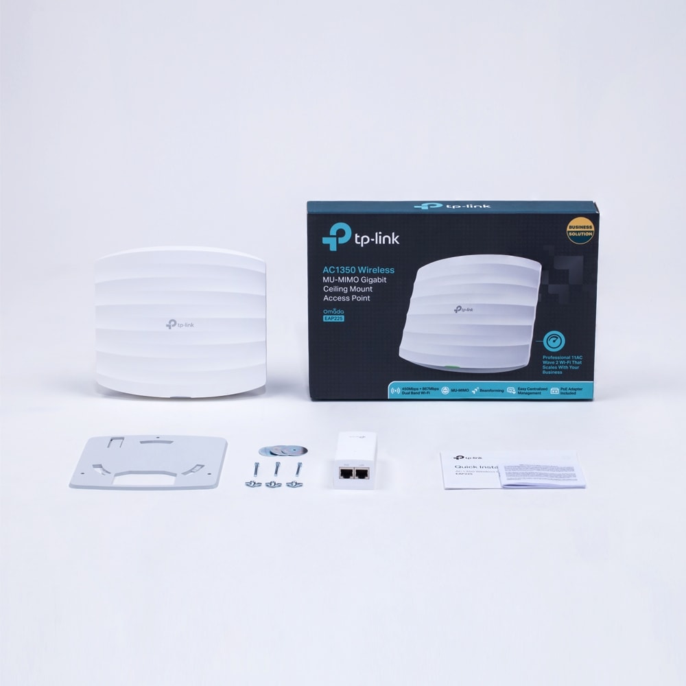 Wireless Access Point TP-LINK EAP225, 867+1317Mbps, alb